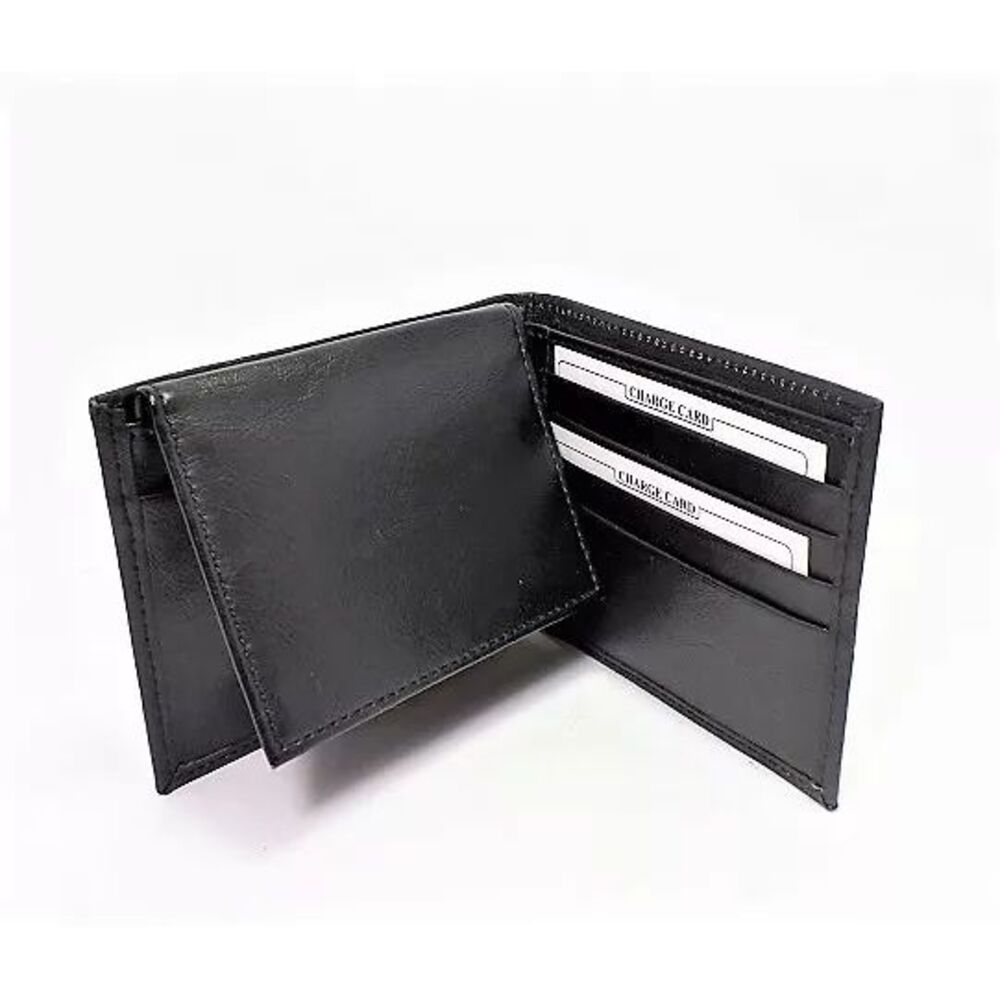 MLB Kansas City Royals Men's Leather Wallet in Black